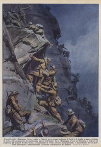 El asalto a la Montaña de Oro de Achille Beltrame