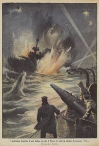La audacísima incursión de barcos italianos en el golfo de Trieste de Achille Beltrame