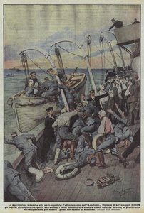Las agresiones alemanas a los barcos-hospital, el hundimiento del Lanfrane