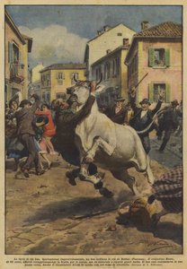 Las furias de un buey de Achille Beltrame