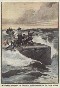 Las vigilantes escoltas del Adriático de Achille Beltrame