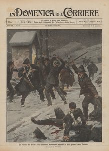 Las víctimas del deber, dos carabineros brutalmente agredidos y heridos cerca de Lanzo Torinese de Achille Beltrame