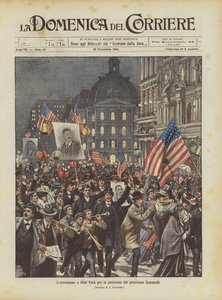 El entusiasmo en Nueva York por la reelección del presidente Roosevelt