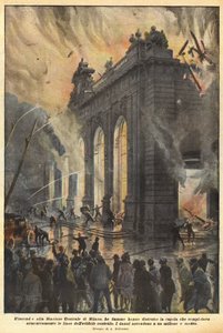 El incendio en la Estación Central de Milán