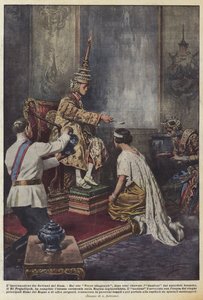 La coronación de los Soberanos de Siam