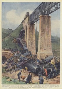 El día después del atentado comunista al tren directo Budapest-Viena, cerca de Biatorbagy, en Hungría