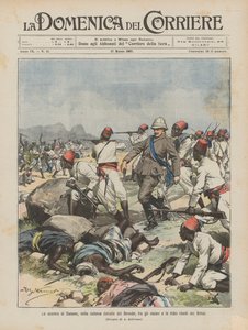 El enfrentamiento de Danane en la colonia italiana de Benadir entre los askaris y las tribus rebeldes de Bimal