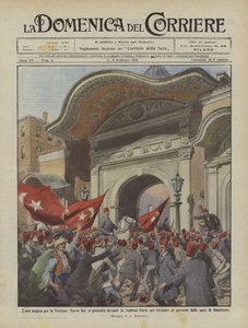 La hora trágica para Turquía, Enver bey se presenta ante la Sublime Puerta para intimar