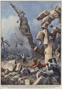 Mientras la India central y occidental está convulsionada por la insurrección gandhista, un terremoto