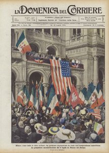 Milán, como todas las ciudades italianas, ha celebrado dignamente la fiesta de la Independencia americana