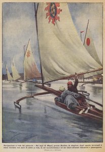 Navegación a vela sobre hielo de Achille Beltrame