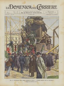 En el 54° Aniversario de las Cinco Jornadas de Milán, los Veteranos Llevan Flores al Monumento de Achille Beltrame