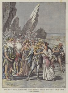 Novedades musicales, Oceana, del M° Smareglia, ejecutada la semana pasada en el Teatro La Scala de Milán (Acto II)