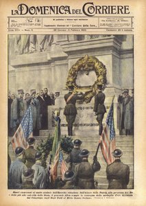 Honores americanos al sagrado símbolo del Ejército victorioso de Achille Beltrame