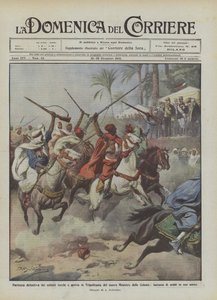 Partida definitiva de los soldados turcos y llegada a Tripolitania del nuevo Ministro de Colonias de Achille Beltrame