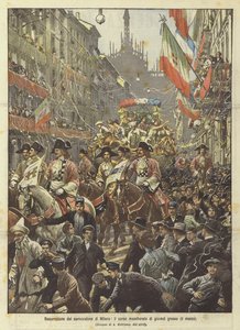 Resurrección del carnaval de Milán, el desfile de disfraces del jueves de carnaval (9 de marzo)