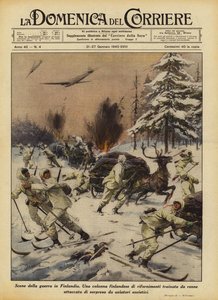 Escenas de la guerra en Finlandia