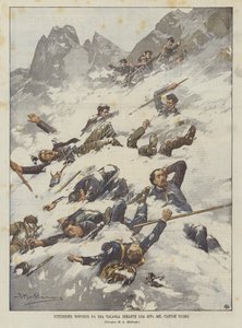 Escolares sorprendidos por una avalancha durante una excursión en el cantón Ticino de Achille Beltrame