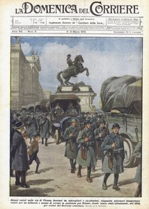 Extraños desfiles en las calles de Viena