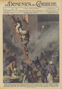 Noche trágica en un convento francés de Achille Beltrame