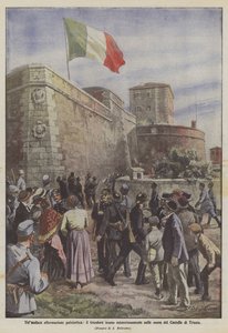 Una audaz afirmación patriótica, el tricolor izado misteriosamente en las murallas del Castillo de Trieste