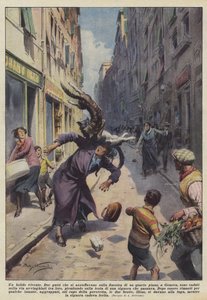 Un bólido viviente de Achille Beltrame