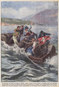 Un drama en el Lago de Constanza de Achille Beltrame