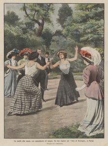 Un duelo a espada, con derramamiento de sangre, entre dos damas en el Bois de Boulogne en París