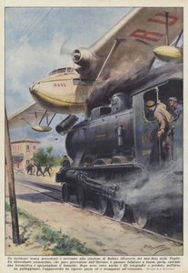 Un incidente sin precedentes ocurrió en la estación de Zollino (Ferrocarriles del Sudeste) en Apulia de Achille Beltrame