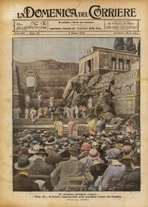 Un pintoresco espectáculo romano, Edipo Rey de Sófocles, representado en el grandioso marco del Palatino