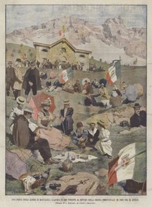 Una fiesta de los árboles en la montaña, el ascenso de 1500 personas al refugio de la Grigna Meridional