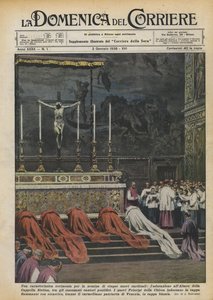 Una característica ceremonia para la nominación de cinco nuevos cardenales, la adoración en el Altar