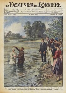 Una ceremonia americana cerca de Milán