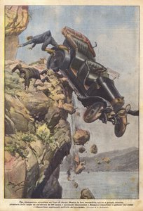 Una dramática aventura en el lago de Garda de Achille Beltrame