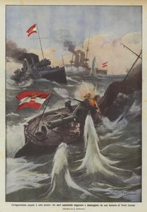Una agresión pagada a caro precio, tres barcos austriacos alcanzados y dañados por una batería de Porto Corsini