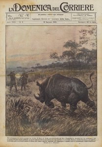 Una aventura de caza mayor en África de Achille Beltrame