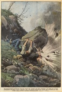 Un extraño drama en el Sabotino de Achille Beltrame