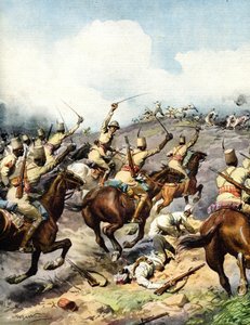 Segunda Guerra Mundial 1940 1941 Campaña de África Oriental-Héroes de África de Achille Beltrame