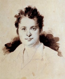 Retrato del escritor francés Honoré de Balzac (1799-1850) joven