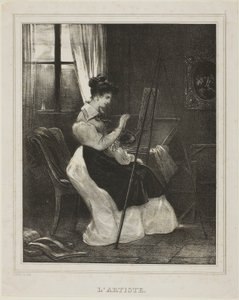 El artista de Achille Devéria