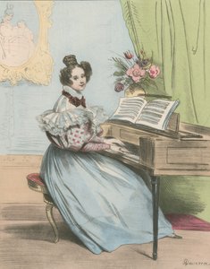 7 horas de la tarde de Achille Devéria