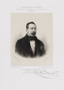 Asamblea Nacional, tribuna de los representantes del pueblo - Toussaint Bravard (Puy-de-Dôme)