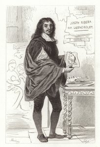 Jusepe de Ribera, pintor español también conocido como José de Ribera, Giuseppe Ribera y Joseph Ribera de Achille Devéria