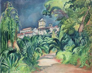Jardines de la Universidad de Coimbra, Portugal de Achille Emile Othon Friesz