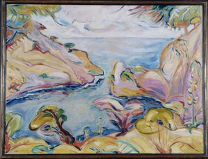 La Calanque de Figuerolles a La Ciotat Achille-Emile (Achille Emile) Othon Friesz (1879-1949) 1907 Mención obligatoria: Collection fondation regards de Provence, Marseille de Achille Emile Othon Friesz