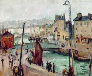 Le Havre, Bassin du Roy (óleo sobre lienzo) de Achille Emile Othon Friesz