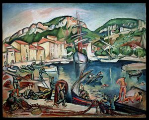 El puerto de Ciotat (óleo sobre lienzo) de Achille Emile Othon Friesz