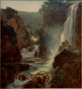 La cascada de Tívoli de Achille Etna Michallon