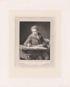 Retrato de Carle Vernet
Carle Vernet (título en el objeto) de Achille Jacquet