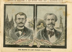 Ilustración de Achille Lemot (1846-1909) en Le Pelerin de Achille Lemot